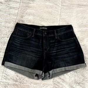EUC Abercrombie Dark Wash Denim Shorts